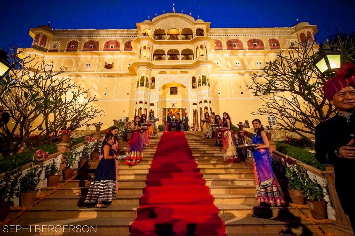 Jaipur Samode palace wedding