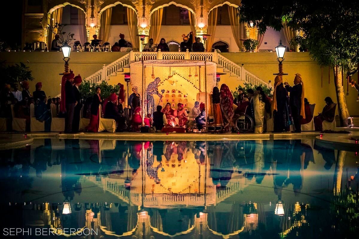 Jaipur Samode palace wedding