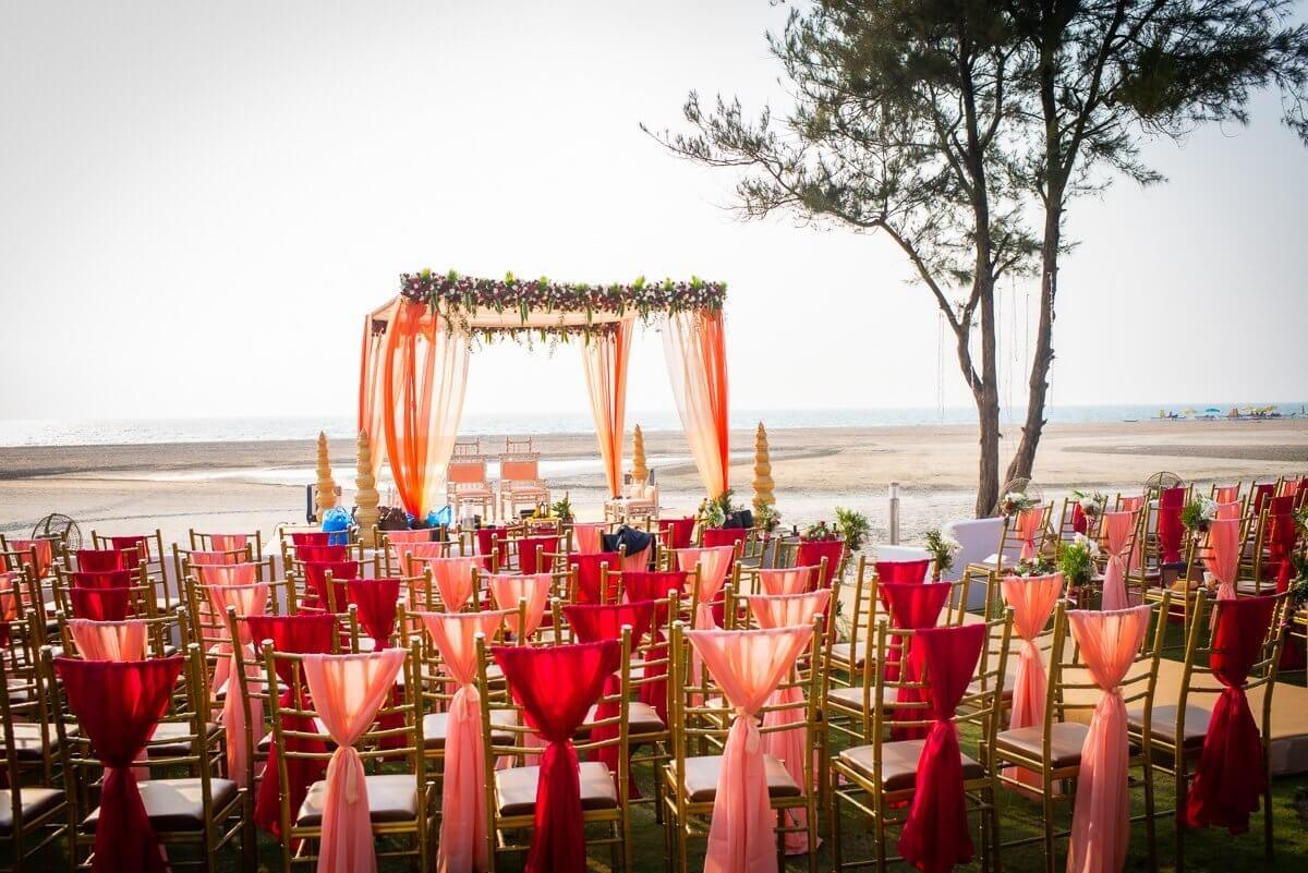 destination wedding Goa - beach wedding at Zuri white sands