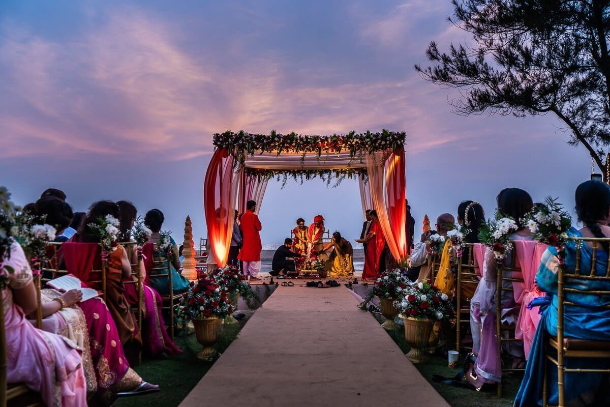 destination wedding Goa - beach wedding at Zuri white sands