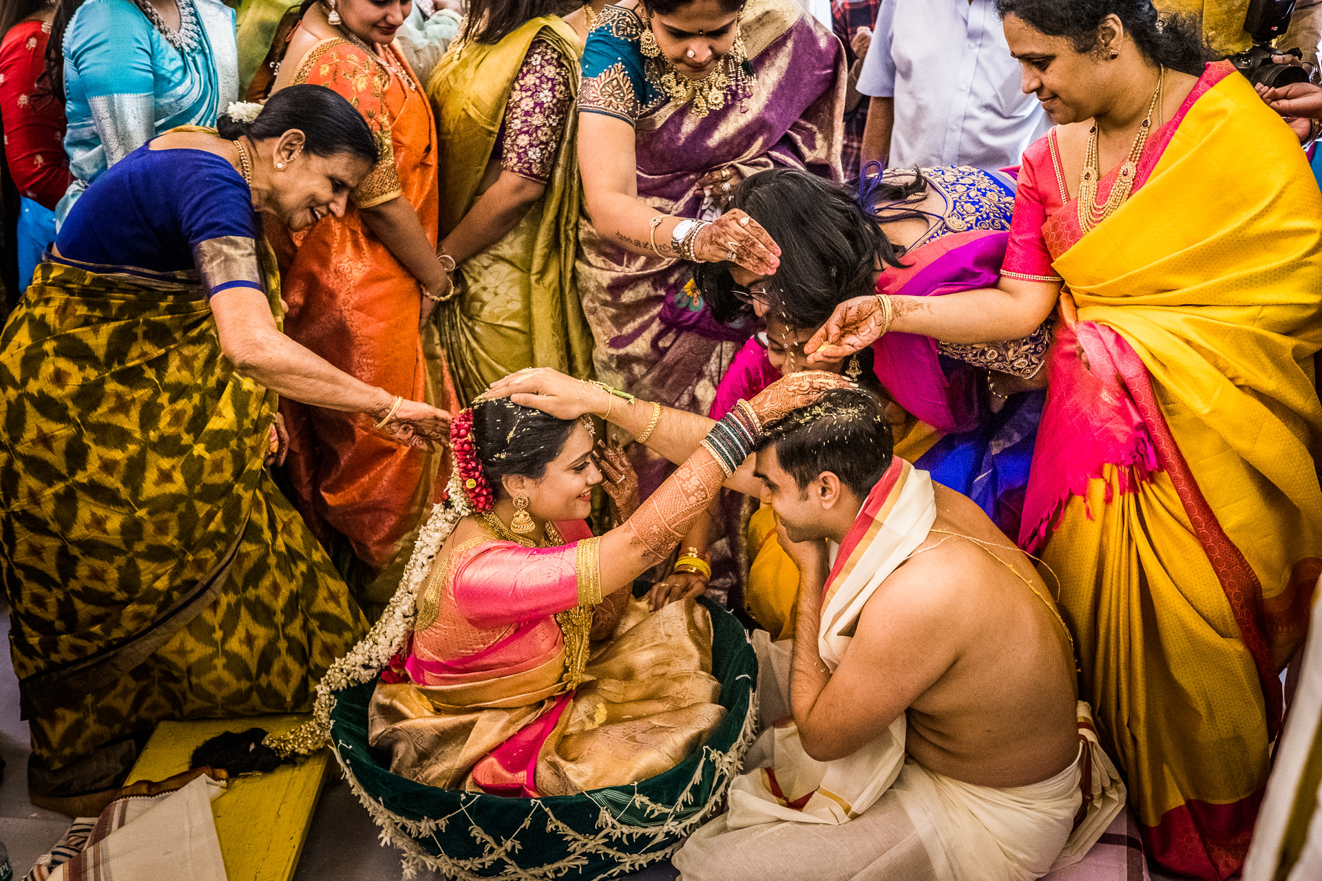 Capturing Traditional Telugu Weddings. A Colorful Traditional Telugu Wedding in Vijyawada.