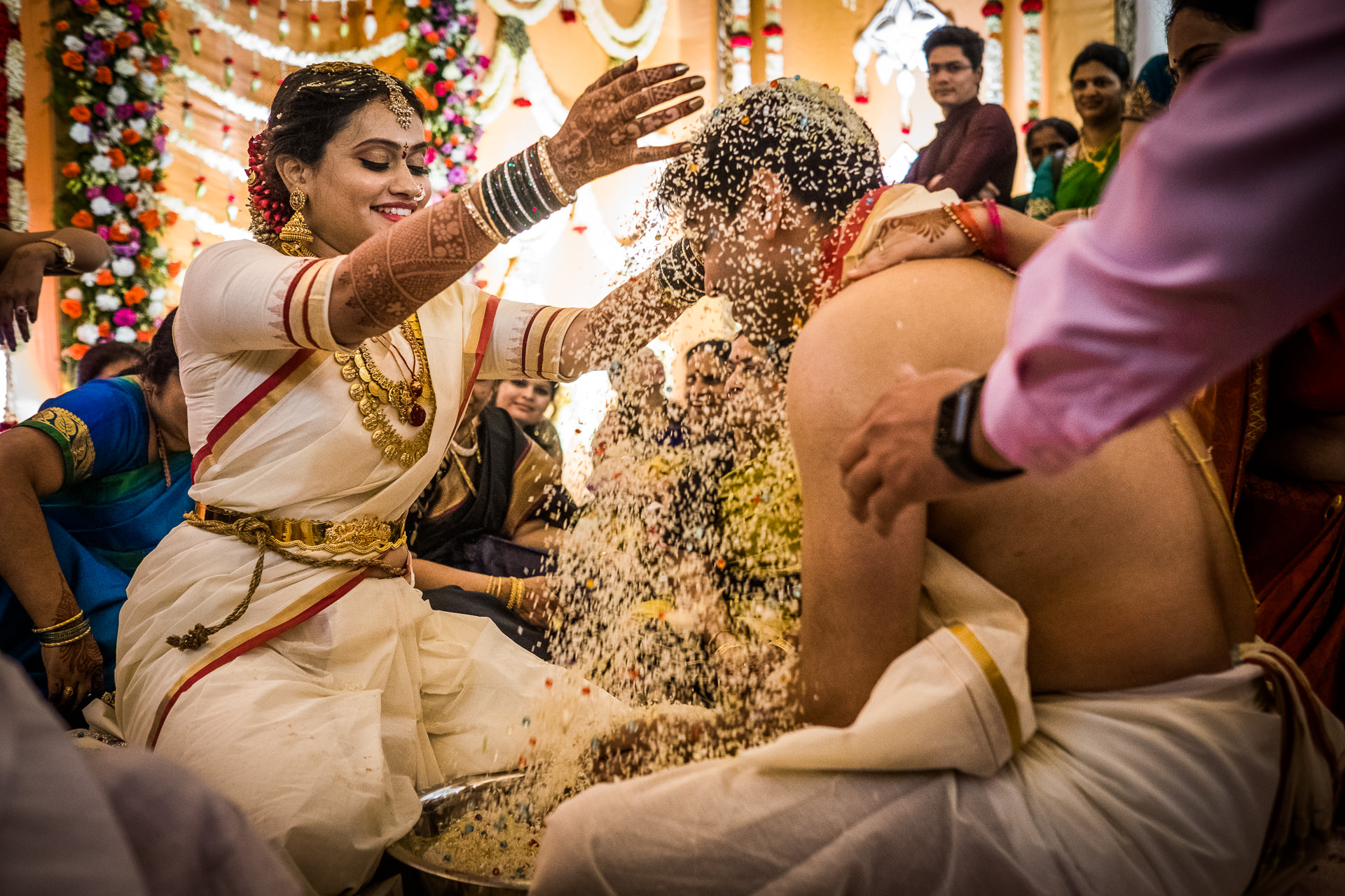 Capturing Traditional Telugu Weddings. A Colorful Traditional Telugu Wedding in Vijyawada.